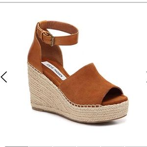 Brown Steven Madden Espadrille Wedges
